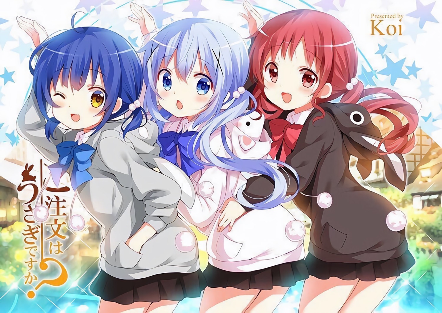 Koi Gochuumon Wa Usagi Desu Ka Jouga Maya Kafuu Chino Natsu Megumi